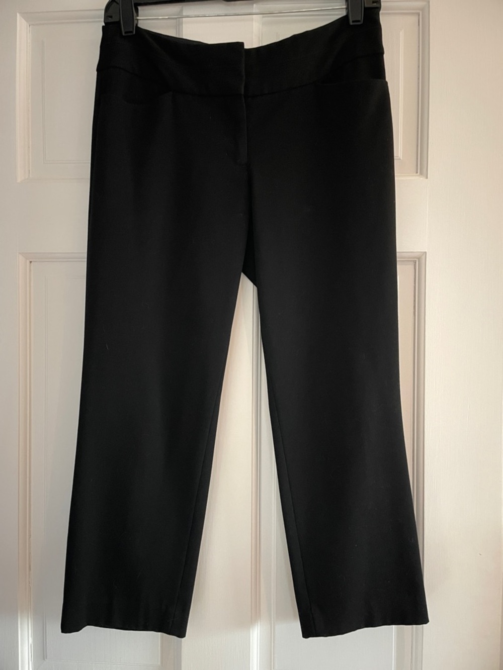 Express Editor Black Cropped Dress Pants